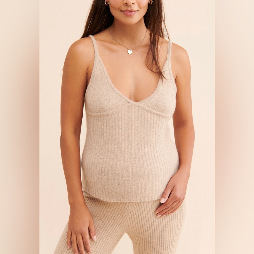 Emilia George Maternity Sweater Tank